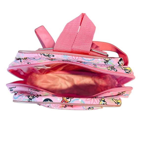 VTG Y2K Cartoon Network The Powerpuff Girls Rare Pink Backpack - Picture 7 of 7